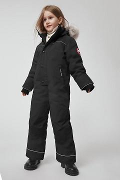 Chamarras Canada Goose Niños Mexico - Grizzly Abrigos Negros XE4562380